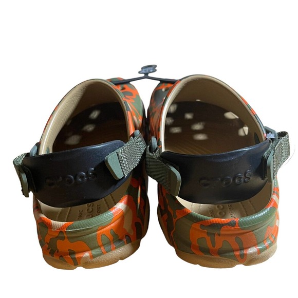 CROCS All Terrain Camo Clog Tan Multicolor Camouflage, J6 / Juniors 6 - Picture 6 of 8